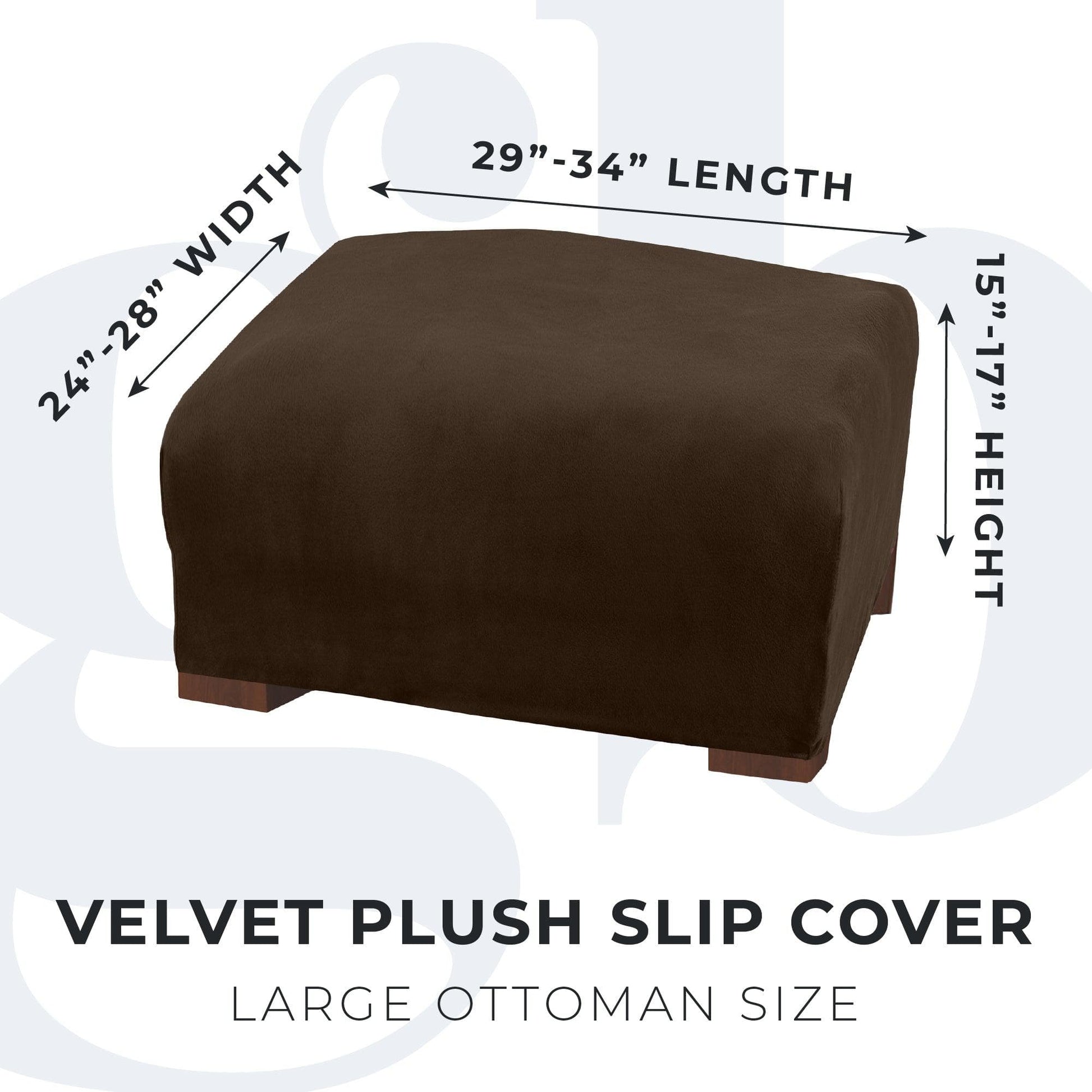 Velvet Stretch Slipcover - Gale Collection - Boske.store