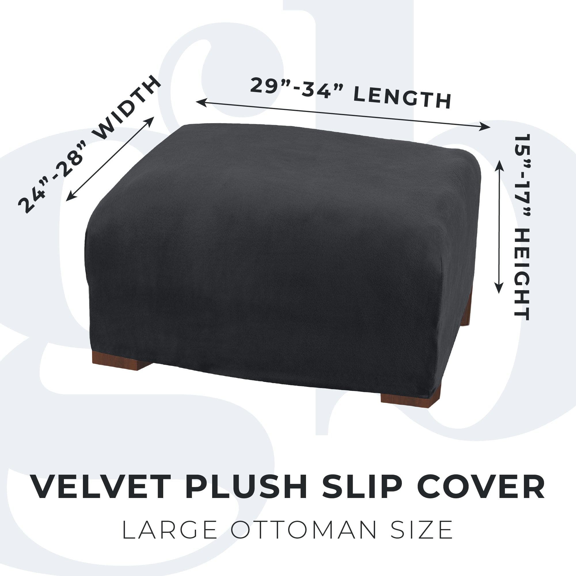 Velvet Stretch Slipcover - Gale Collection - Boske.store