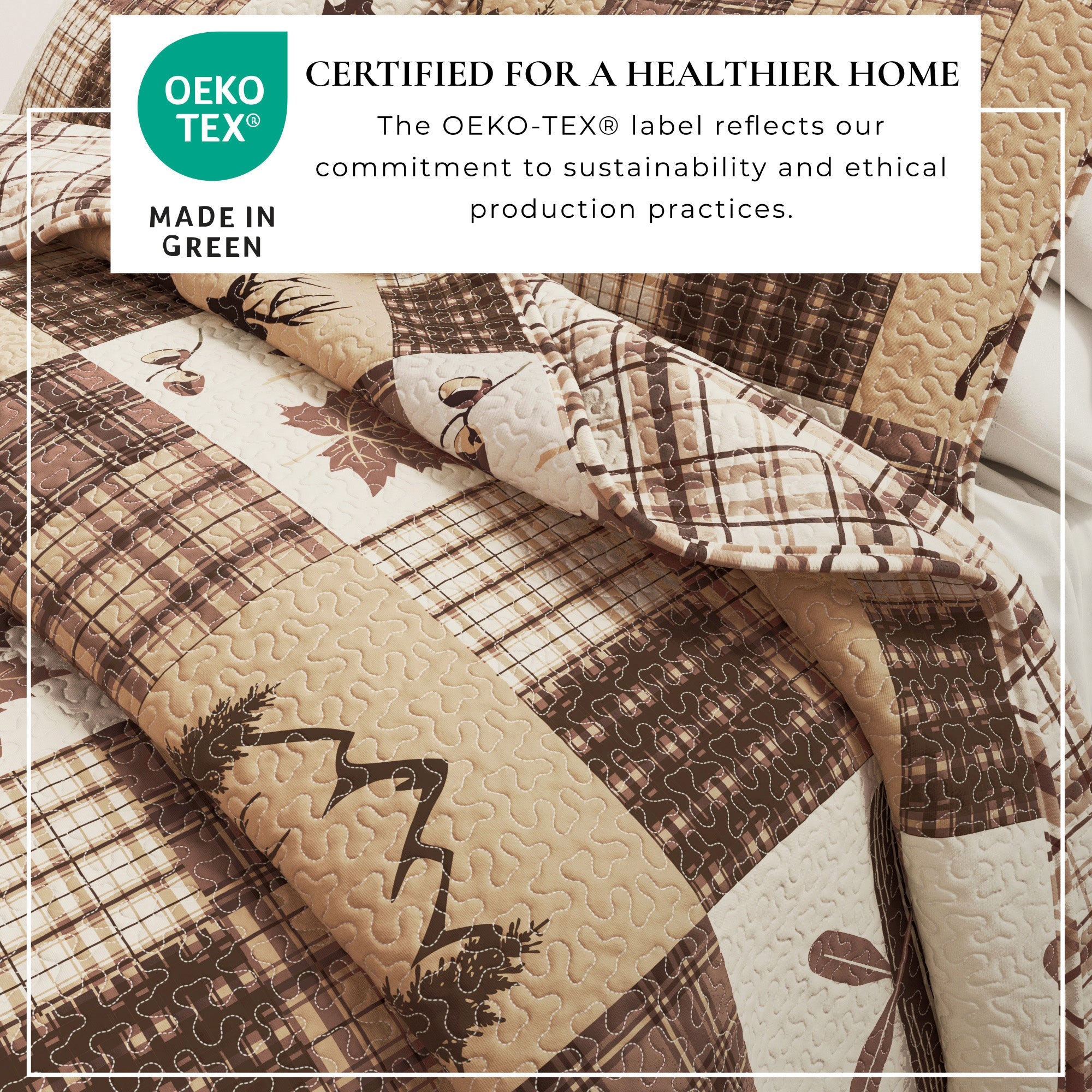 Redwood Lodge 3 Piece Quilt Set - Boske.store