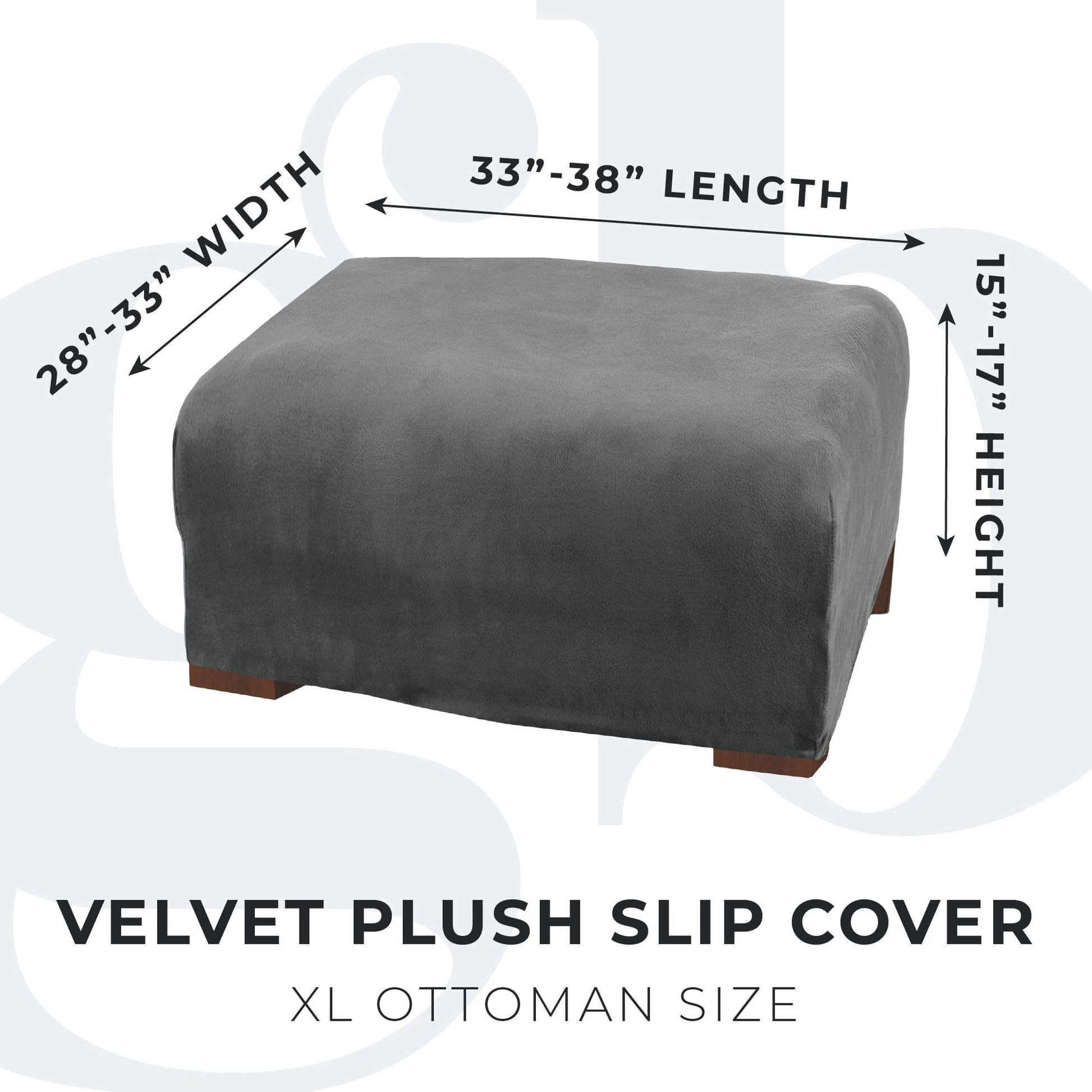 Velvet Stretch Slipcover - Gale Collection - Boske.store