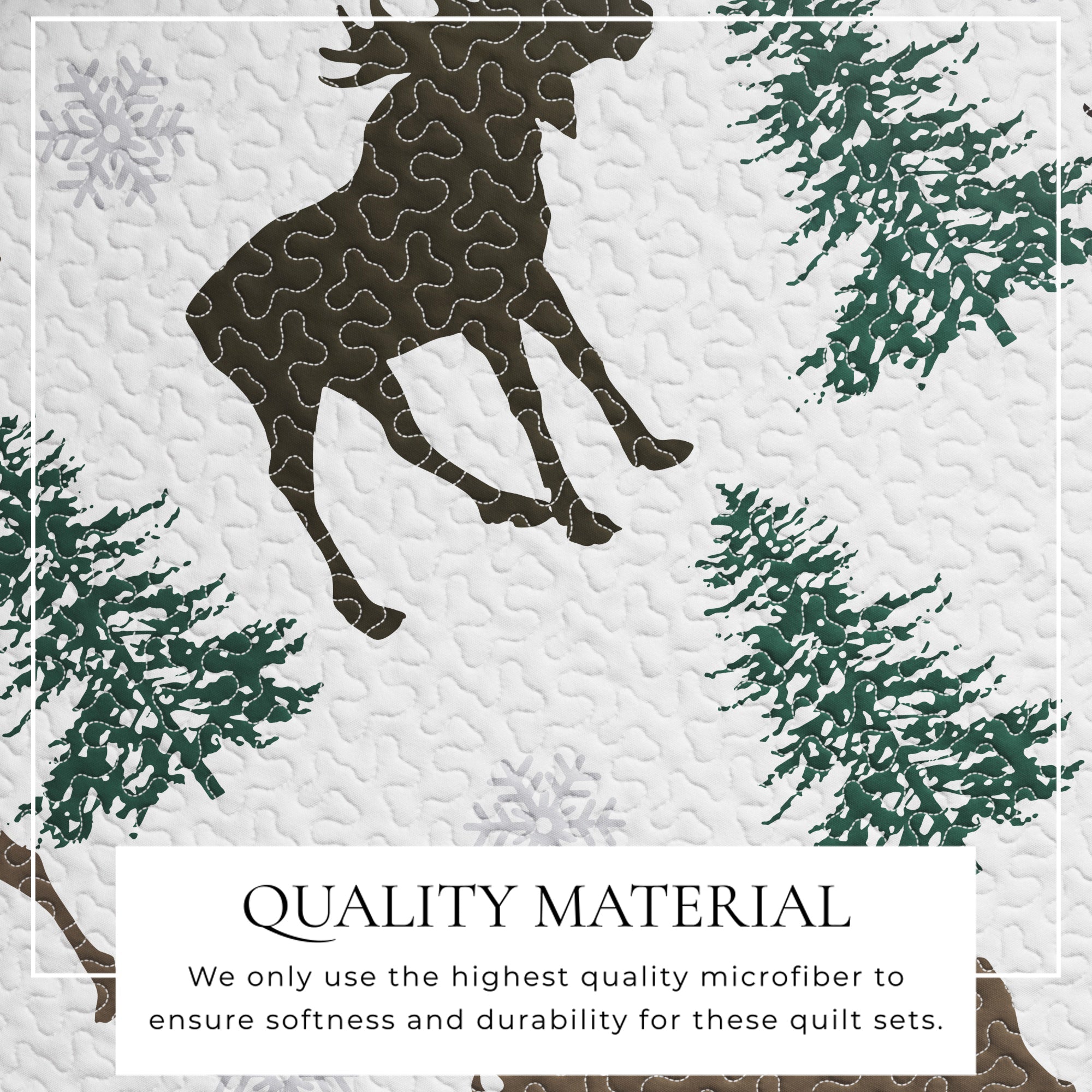 3 - Piece Lodge Quilt - Wilderness Collection - Boske.store