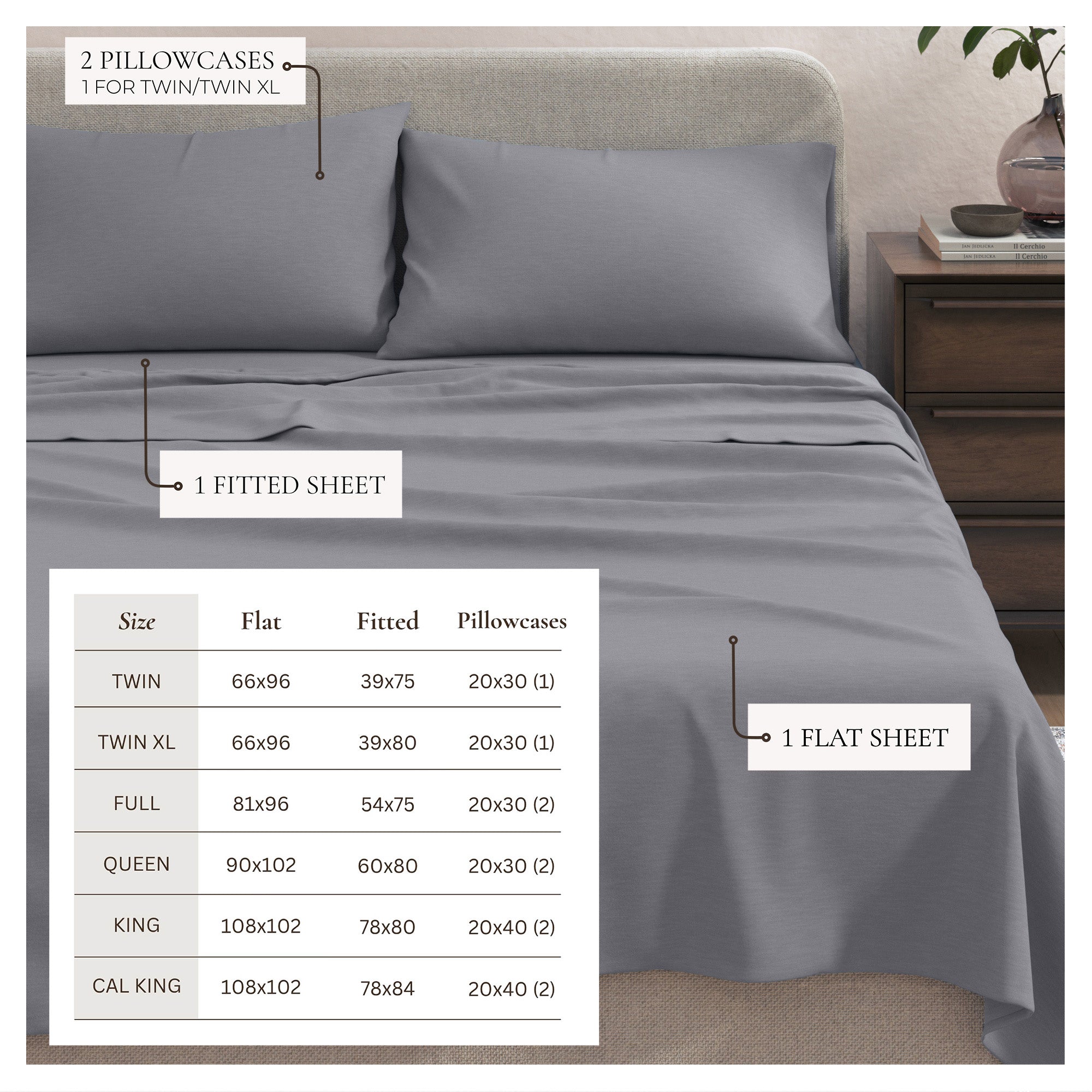 4 - Piece Jersey Sheet - Carmen Collection - Boske.store