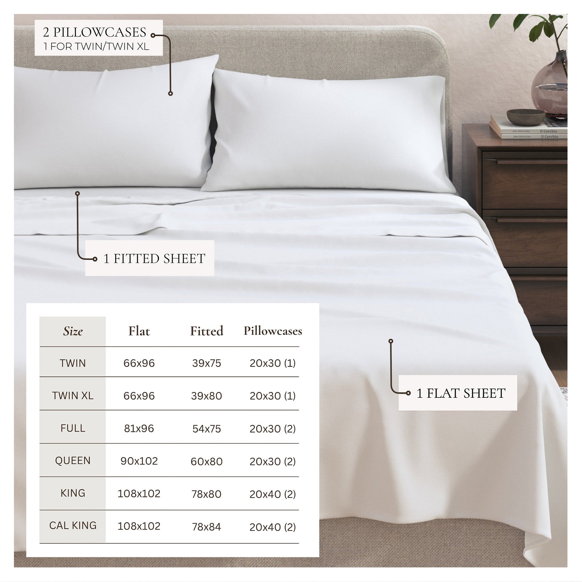 4 - Piece Jersey Sheet - Carmen Collection - Boske.store
