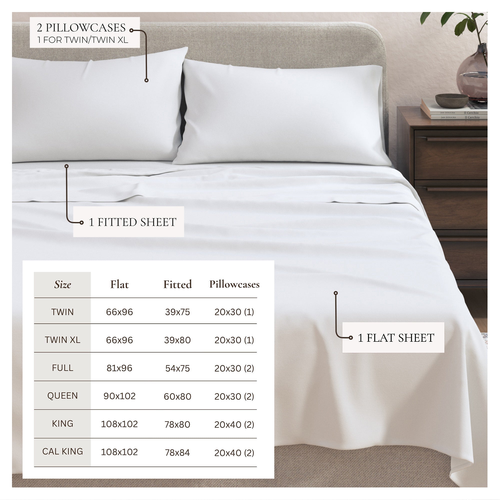 4 - Piece Jersey Sheet - Carmen Collection - Boske.store