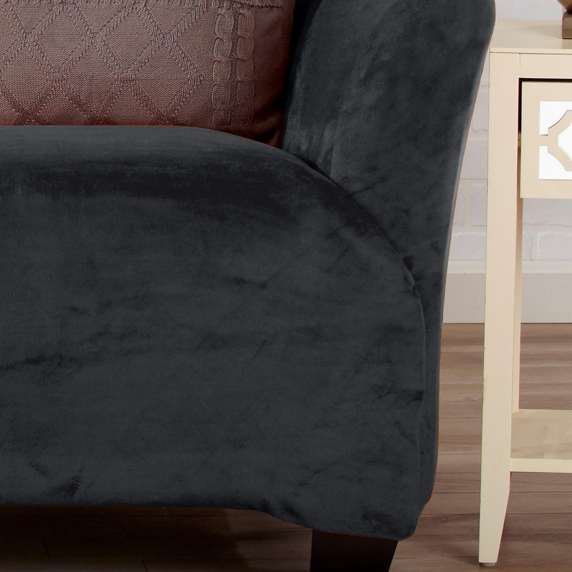 Velvet Stretch Slipcover - Gale Collection - Boske.store