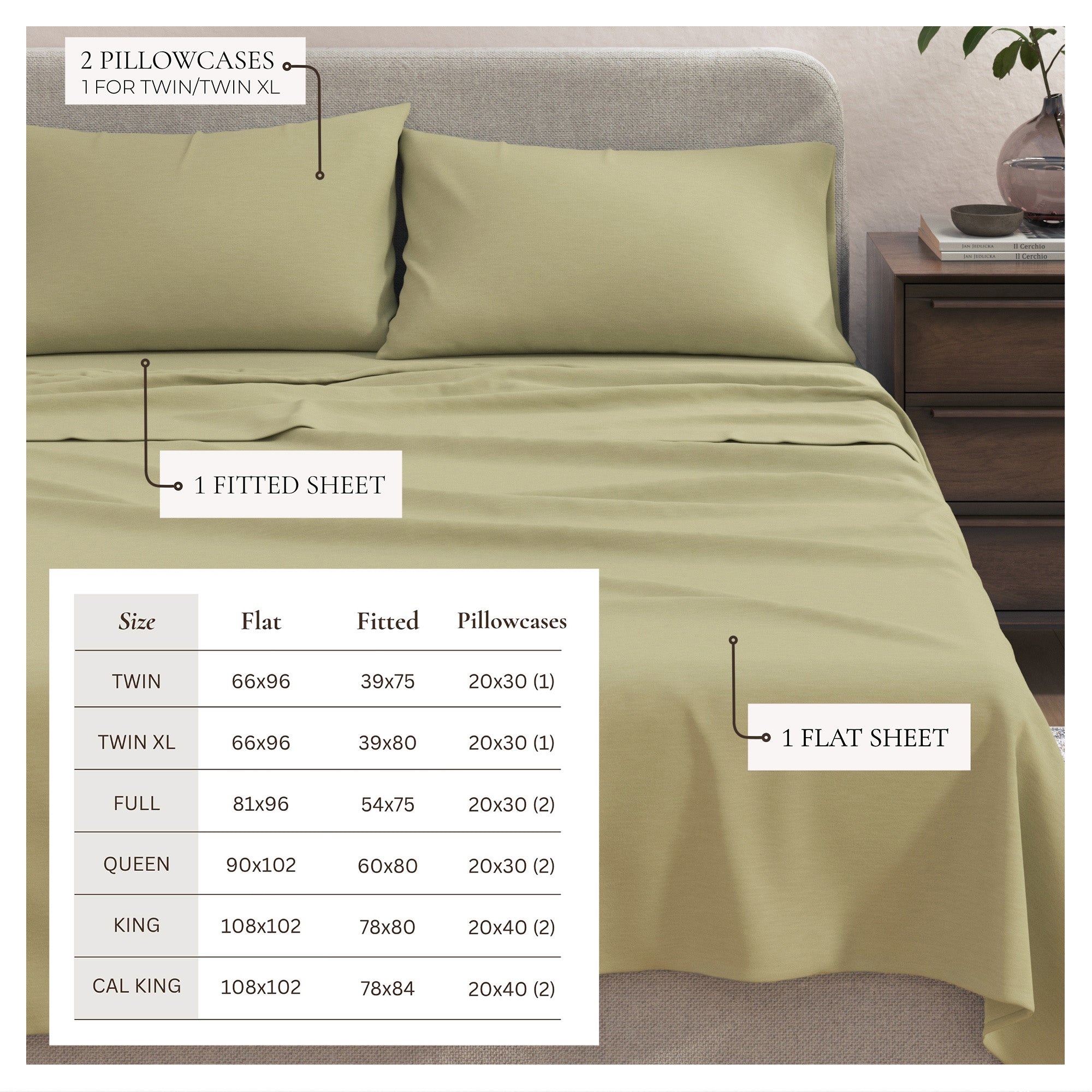 4 - Piece Jersey Sheet - Carmen Collection - Boske.store