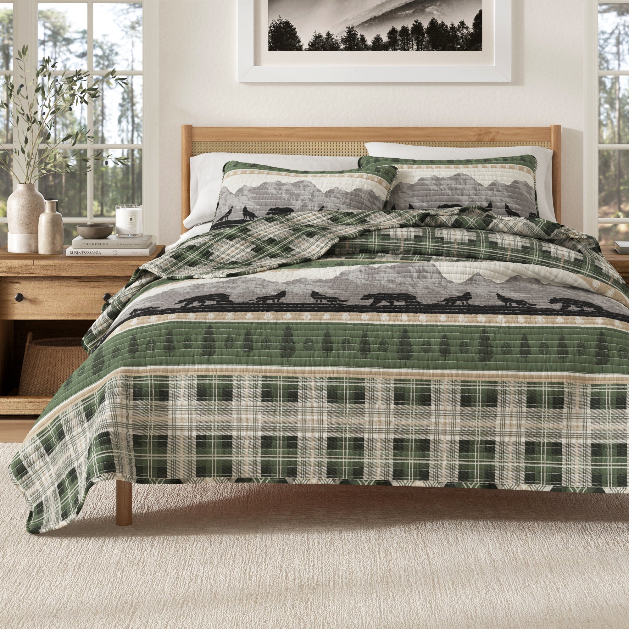 3 - Piece Lodge Quilt - Salt Creek Collection - Boske.store