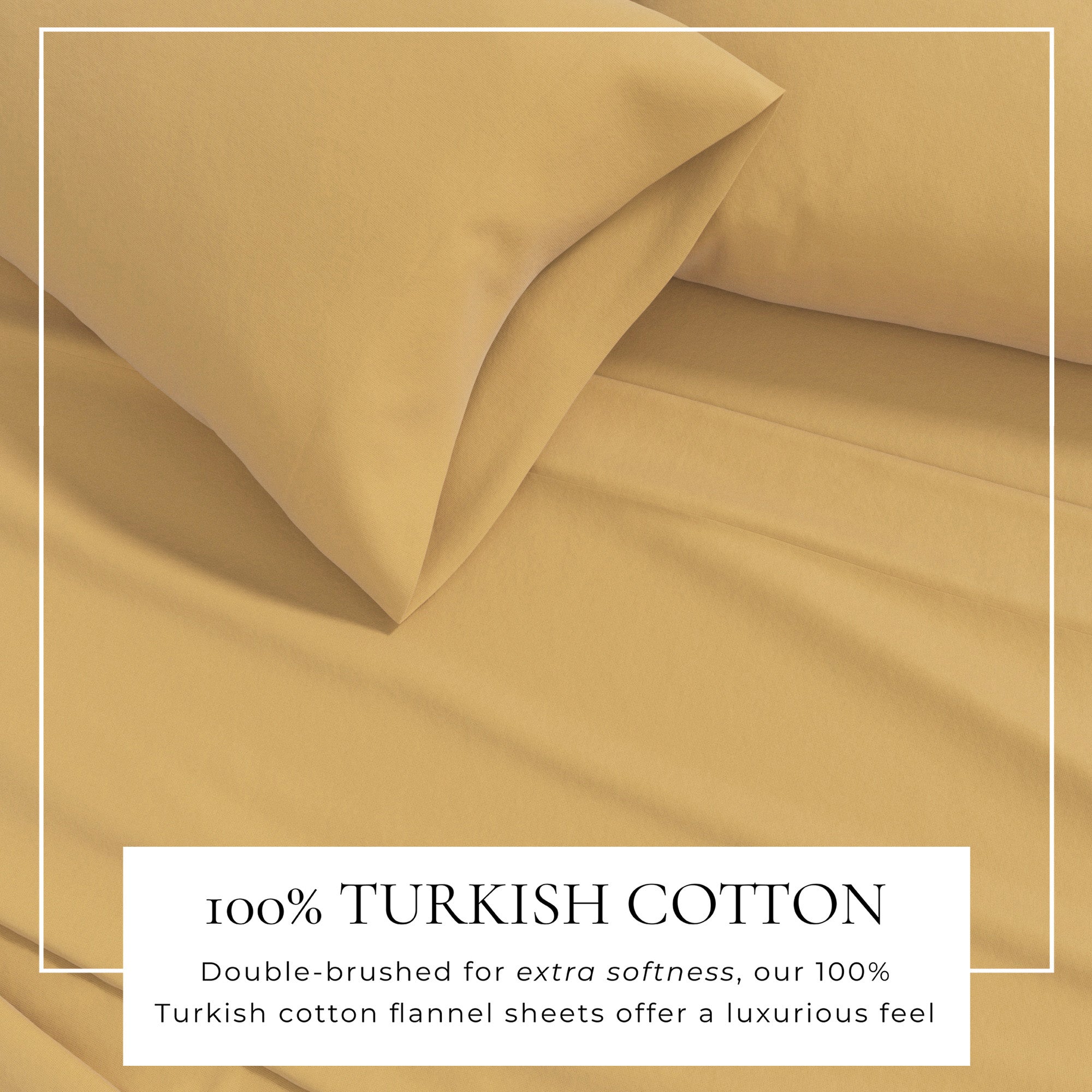 4 - Piece Cotton Solid Flannel Sheet - Nordic Collection - Boske.store