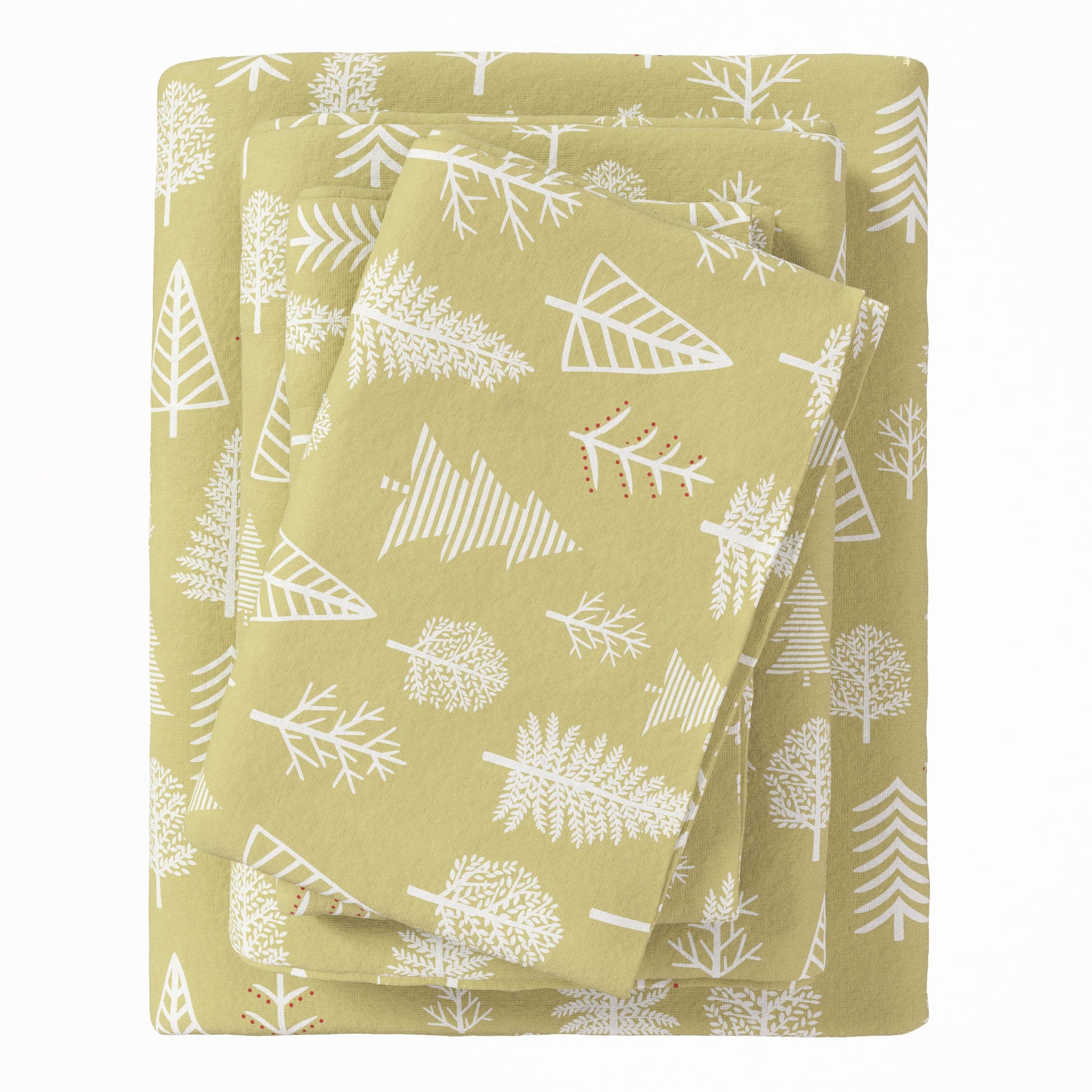 4 - Piece Turkish Cotton Flannel Sheet - Lakeview Collection - Boske.store