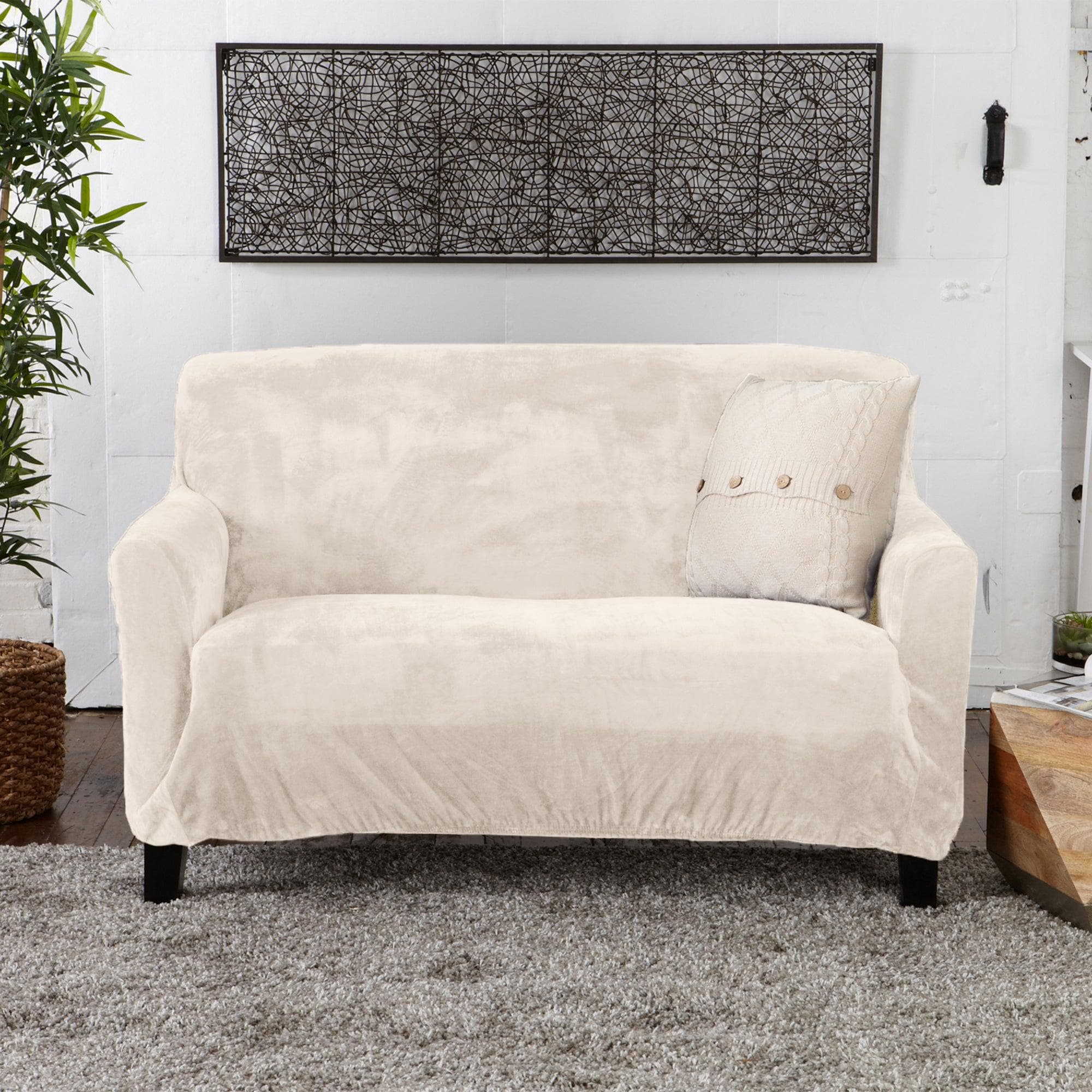 Velvet Stretch Slipcover - Gale Collection - Boske.store