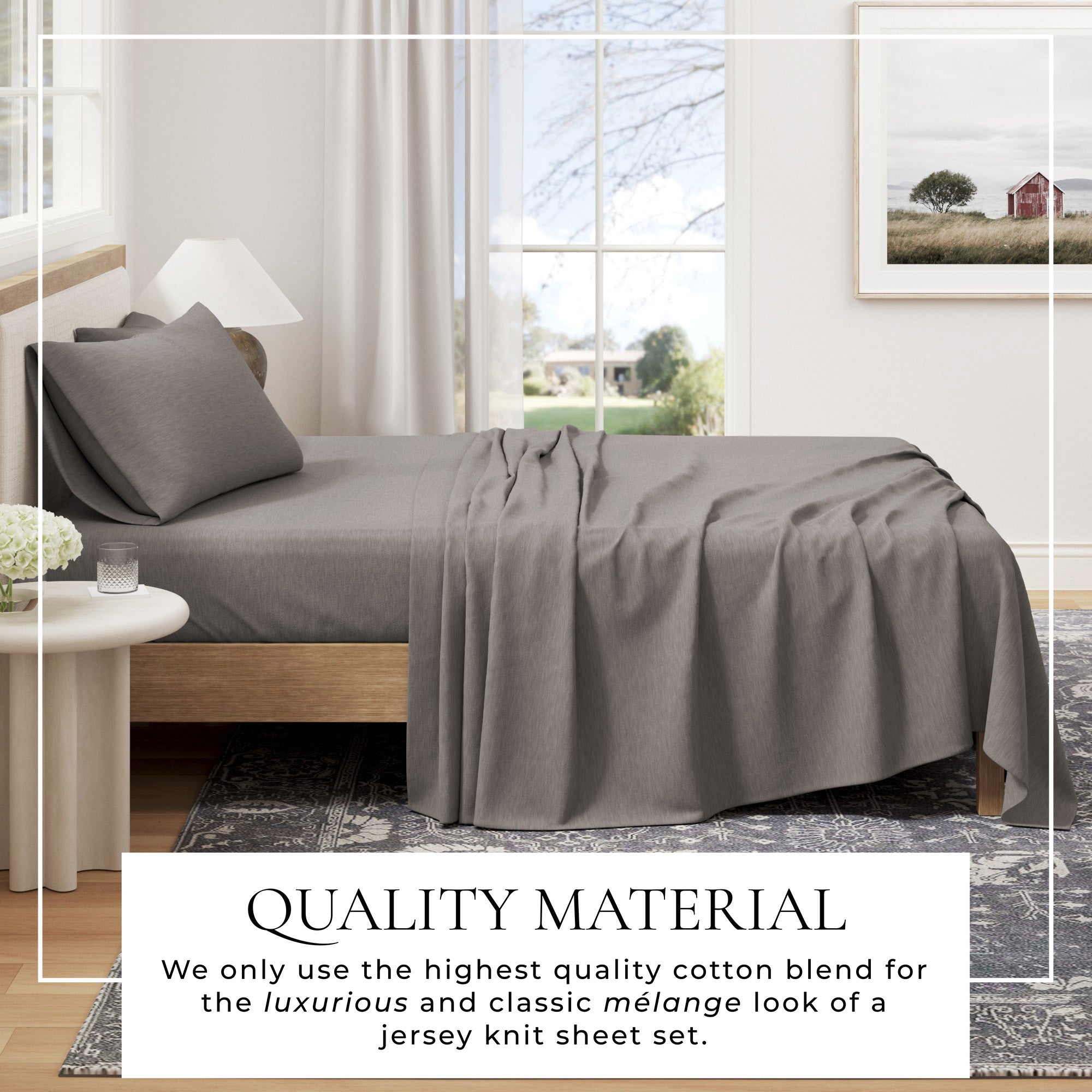 4 - Piece Jersey Sheet - Carmen Collection - Boske.store